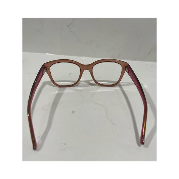 Kate Spade Pink Clear Glasses Cat Eye *FRAME ONLY* Reading Sunglasses Chic - Picture 5 of 8